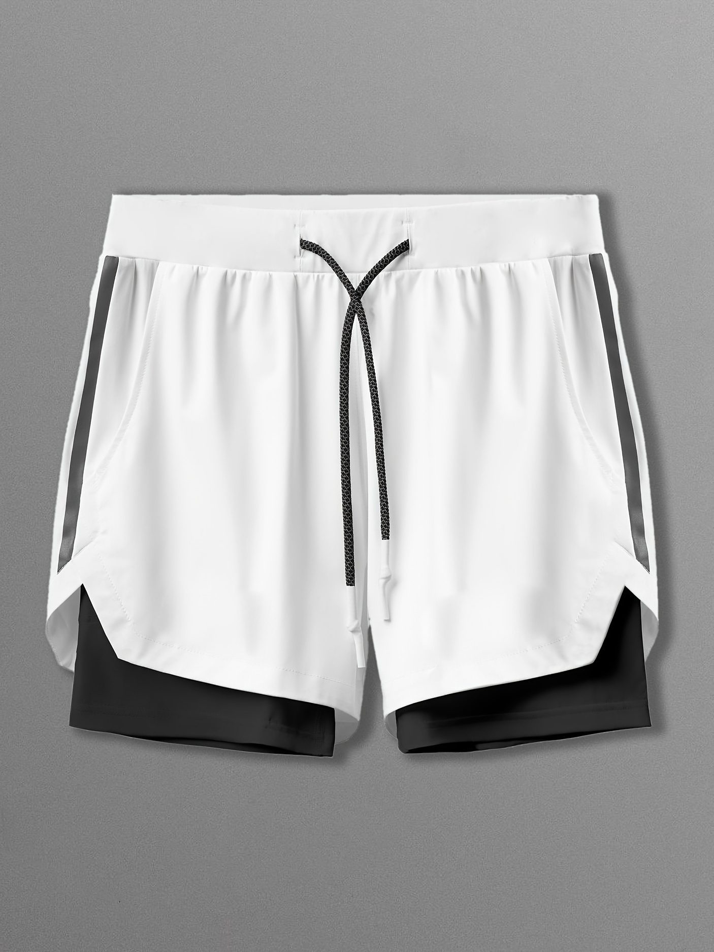 Men'S Quick-Dry Shorts for Sports, Running, And Marathons, Designed for Short Sprints And American-Style Workouts, Featuring a Liner And a Length That Doesn'T Go Past The Knees - Image 7