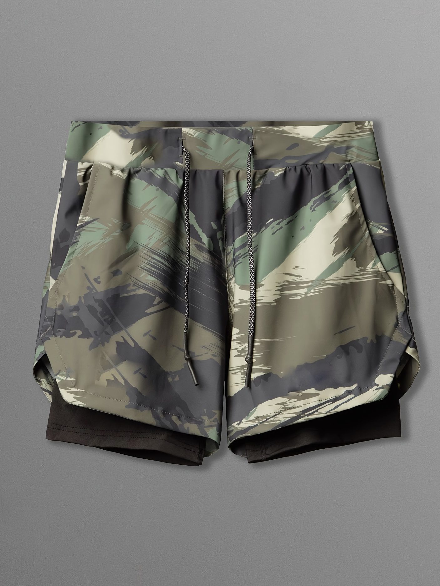 Men'S Quick-Dry Shorts for Sports, Running, And Marathons, Designed for Short Sprints And American-Style Workouts, Featuring a Liner And a Length That Doesn'T Go Past The Knees - Image 9
