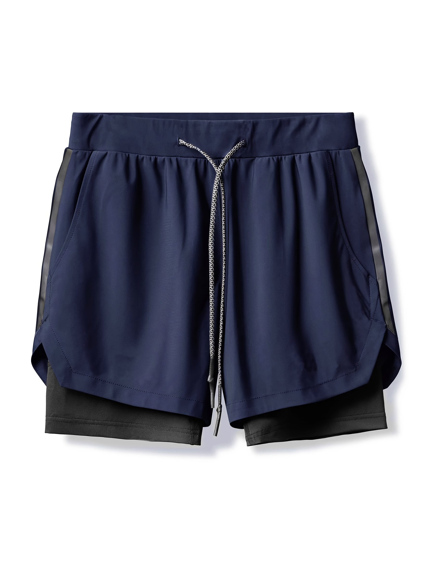 Men'S Quick-Dry Shorts for Sports, Running, And Marathons, Designed for Short Sprints And American-Style Workouts, Featuring a Liner And a Length That Doesn'T Go Past The Knees - Image 6