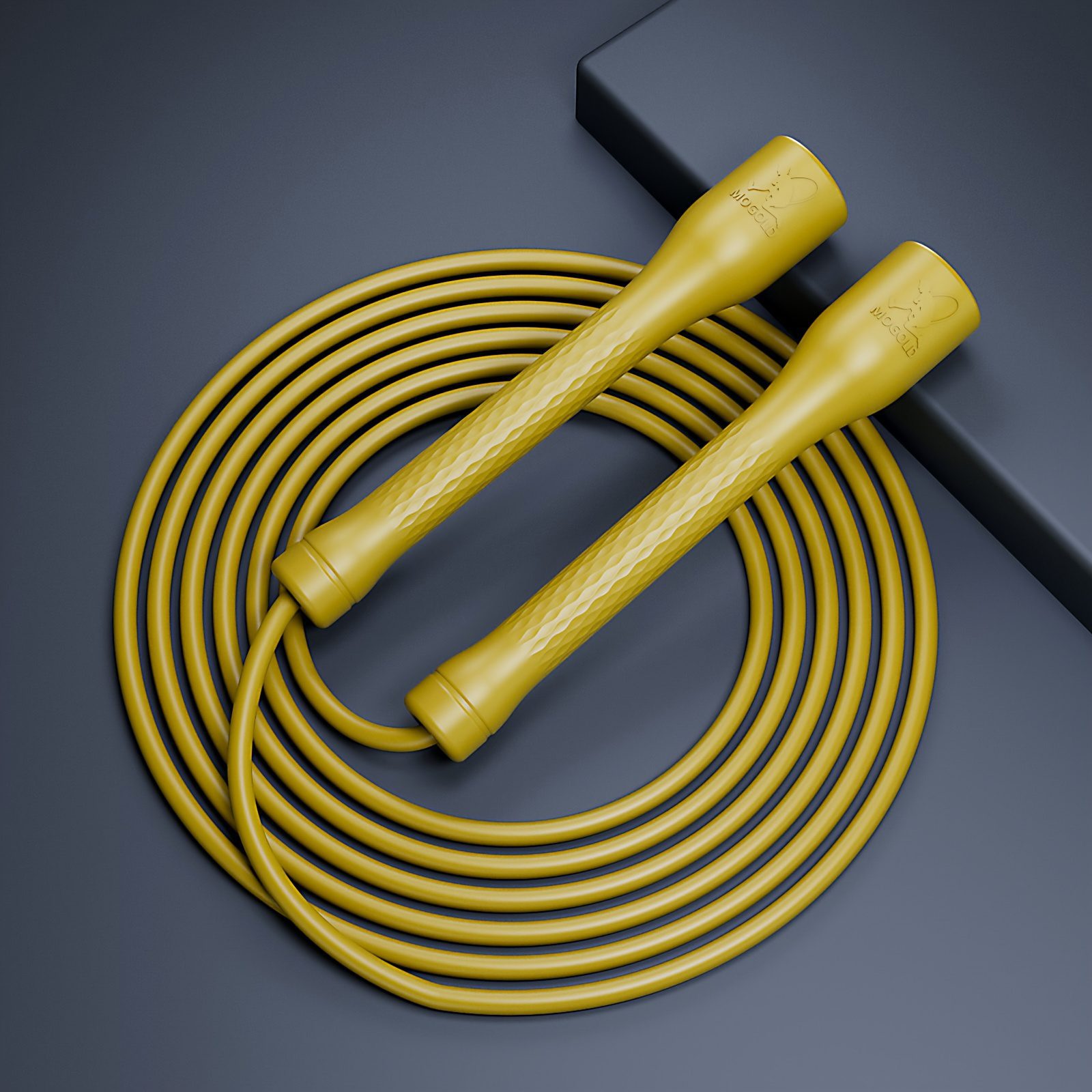 1 Set of MOGOLD Fitness Boxing Jump Rope, Adjustable Rope Length, Universal Sports Chain, Anti-Knot - Image 2