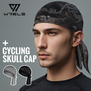 1pc WERLS Cycling Beanie - Quick-Dry Breathable Mesh with High Elasticity, Lightweight for Outdoor (Cycling, Hiking, Marathon), Non-Stuffy & Machine Washable - Suitable for Cycling, Hiking, Marathon, Fishing - WRELS Brand