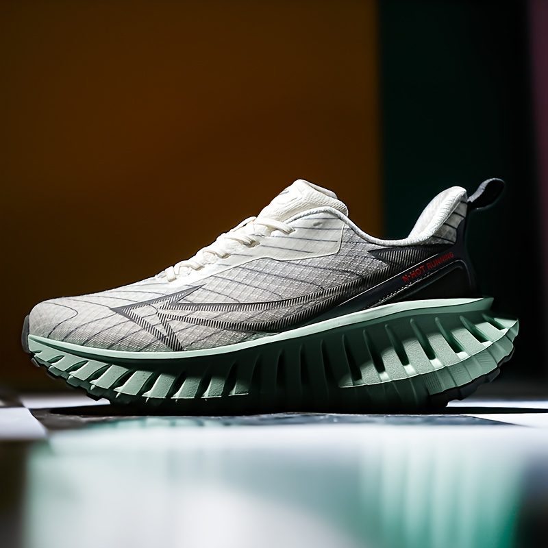Men's Casual Sports Shoes, Fashion Vintage Minimalist College Thick-Sole Height-Increasing Dad Shoes, Road Indoor Outdoor Running Shoes, Anti-Slip Wear-Resistant Shock-Absorbing Breathable Student Running Sneakers, Fitness Shoes, Large Size Party