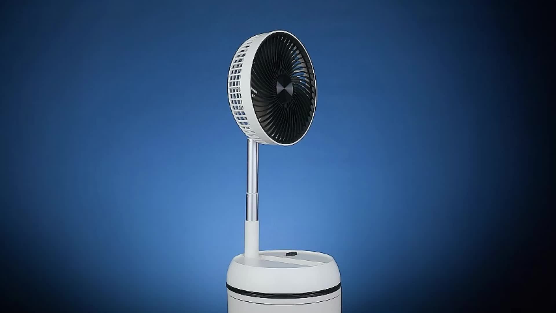 7200Mah Retractable And Rotating Table Fan, USB Charging, with Timer Function, Remote Control, Three-Speed Adjustment, Suitable for Indoor And Outdoor Use, Easy to Carry, a Must-Have for Holidays - Image 11