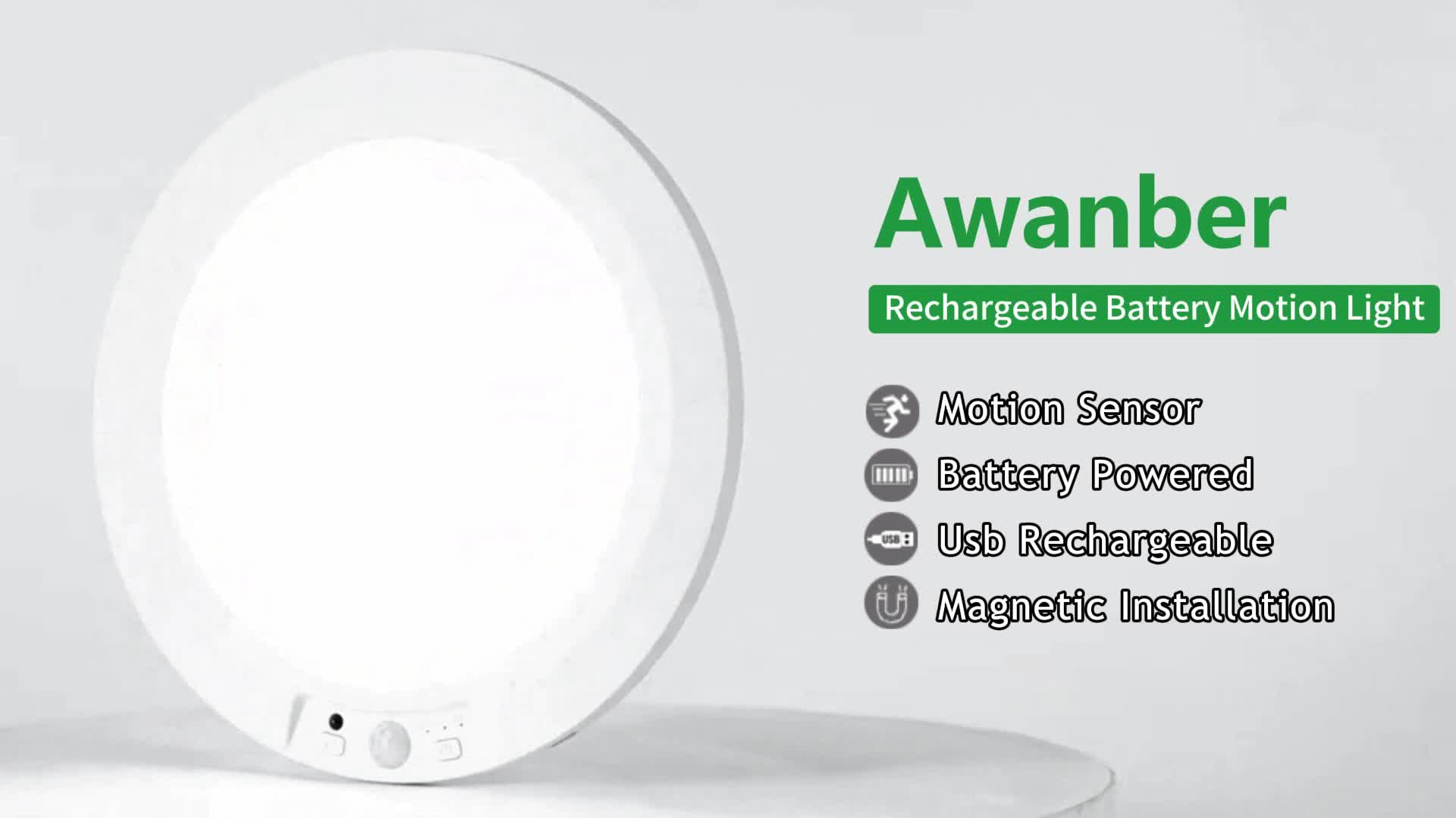 Smart Sensor Ceiling Light, with Remote Control, Timed Light Off, 3 Lighting Modes, 5 Color Temperature Adjustments for Light Brightness, 8000Mah Super Large Capacity Rechargeable, Magnetic Installation Without Drilling, USB Charging - Image 9