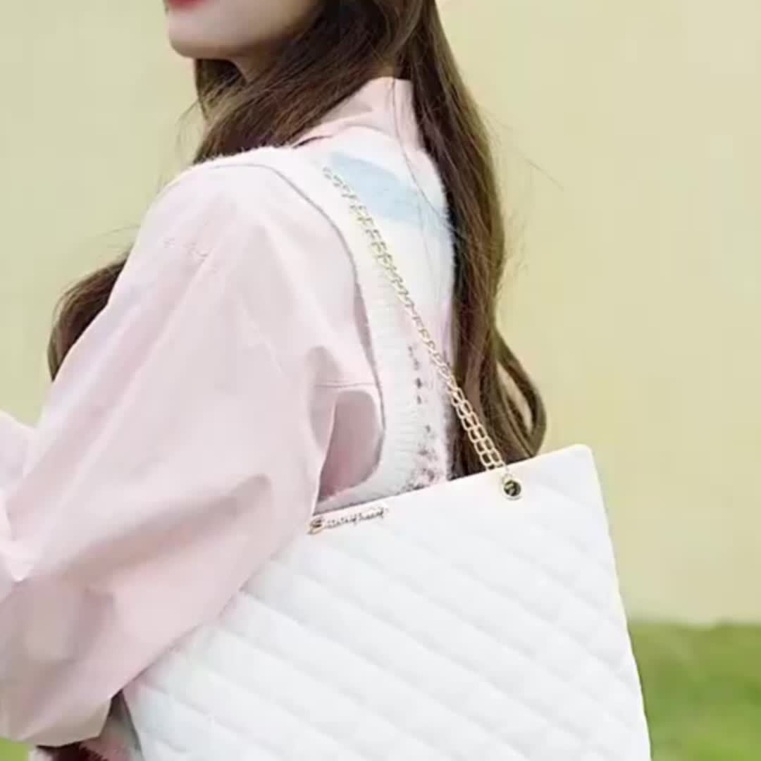Women's Large Capacity Tote Bag Suitable for //Travel with Removable Strap & Closure - Elegant Embellished Handbag,, Available in / /// (Chinese Manufactured) - Image 11