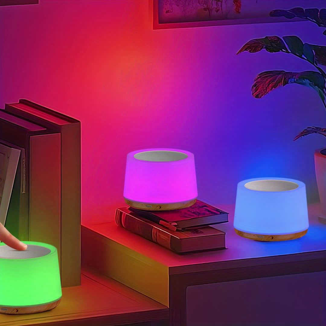 Lihangstar Touch-Sensitive Smart Lamp, a Brand New Touch Bedside Lamp, Night Light/Table Lamp, Adjustable Brightness And Color Night Light, USB Rechargeable/Suitable for Bedroom, Living Room, Parties, Desktop, Birthday Gift Ambient Light - Image 11