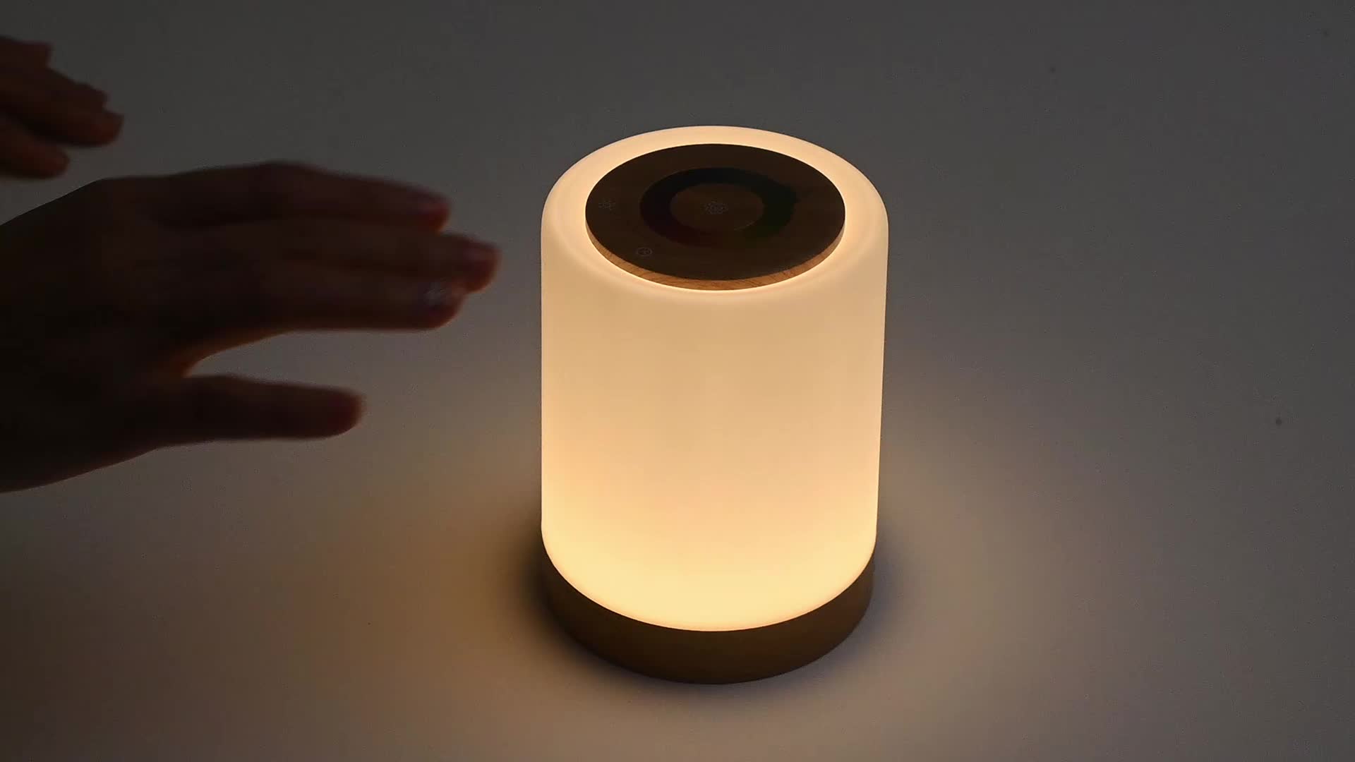 1pc/2pcs Bedside Lamp, Touch Night Lamp, Wood Grain Color Table Lamp, 3 Lighting Mode, 5 Brightness Level, RGB Ambient Lamp, Soft Light Reading Table Lamp, 1500mAh Battery, TPY-C Charging Use, Portable Lamp, Suitable for Bedroom, Living Room - Image 11