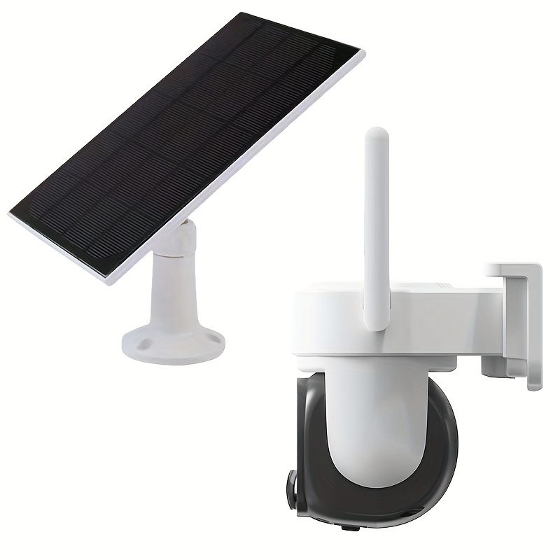 Solar Security Cameras Wireless Outdoor, Pan Tilt 360° View Battery Powered 2-Way Talk Outdoor Camera Wireless PTZ WiFi Surveillance Cam Cloud/SD Storage Color Night Vision Spotlight/Siren/Motion Detection/Color Night Vision/ Solar Powered Security Camera Wireless/Rechargeable Battery,2-Way Speak,SD /Cloud - Image 8