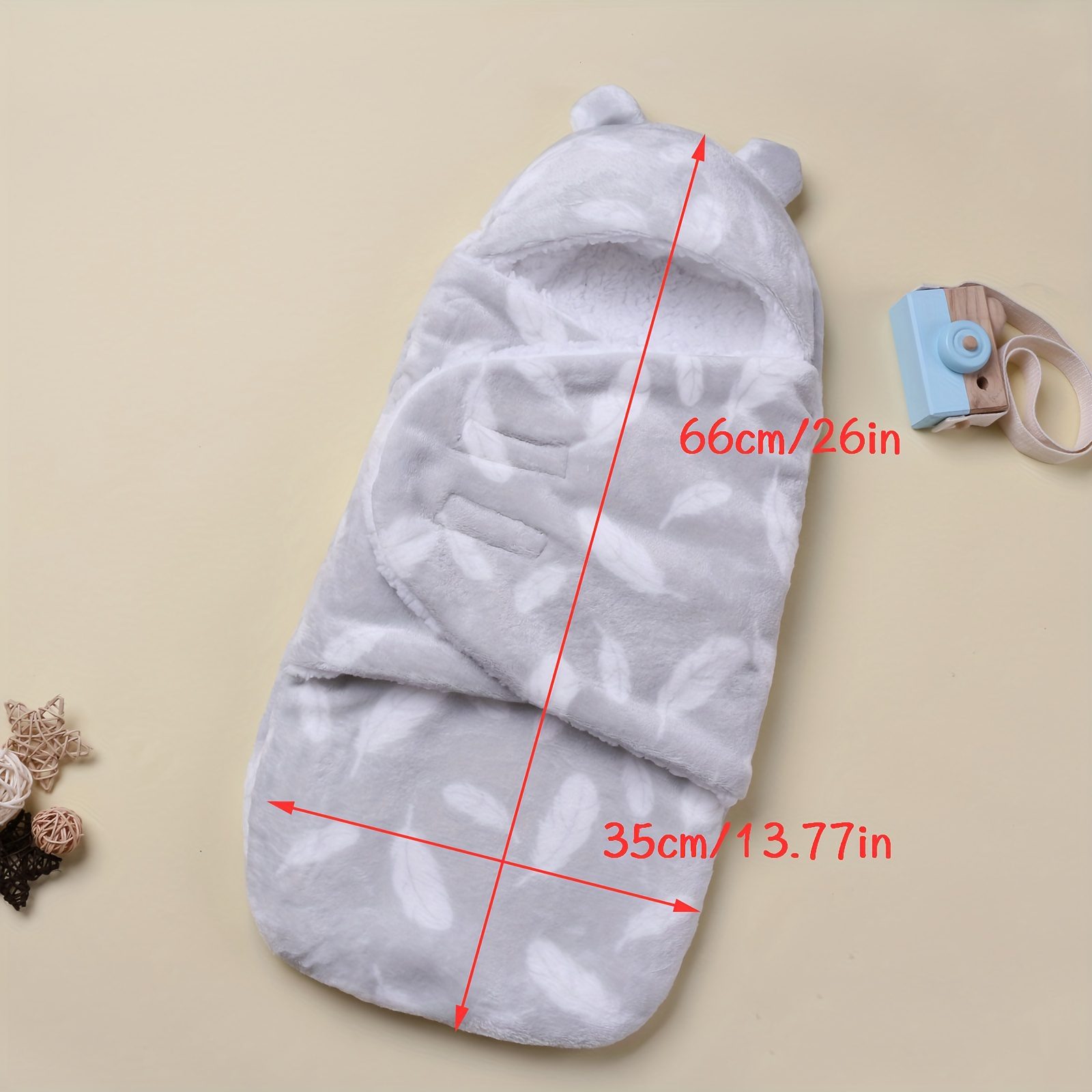 A Single-Piece Baby Blanket for Newborns, Made of Soft Flannel, Suitable for Spring And Autumn Outings, Serving As a Comfortable Two-In-One Wrap for Baby Essentials - Image 3