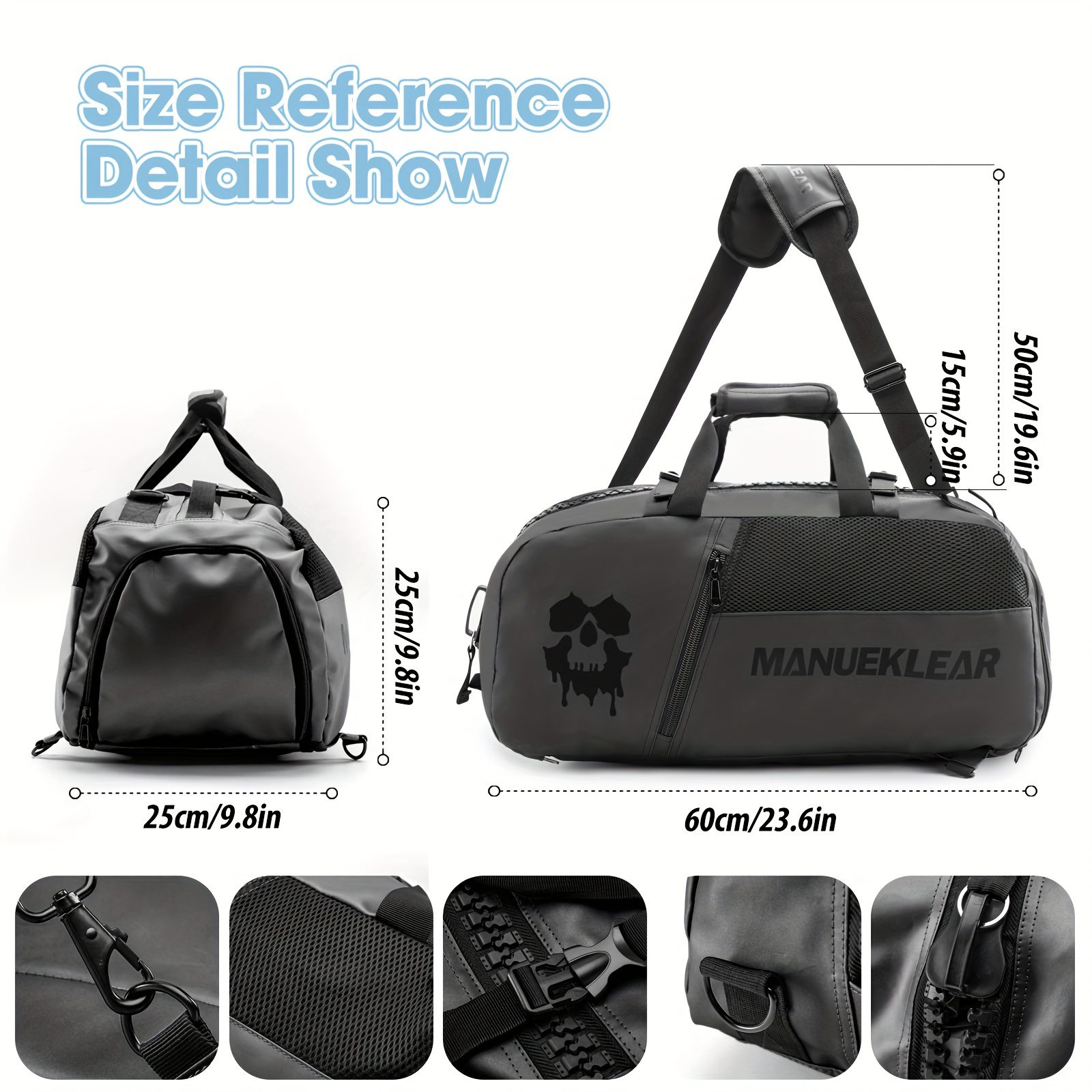 Large Capacity Gym Bag for Women And Men, Travel Handbag with Shoe Compartment, Sports Tote Bag, Sports and fitness bag, outdoor sports bag - Image 6