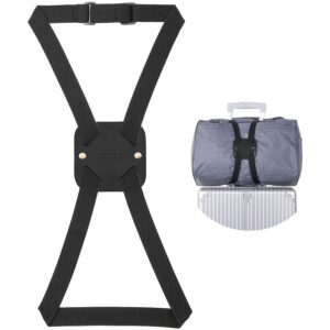 Adjustable Luggage Strap - Heavy-Duty Nylon Travel Suitcase Strap with Adjustable Buckle, Compatible with Carry-On, Hand, Backpack, Luggage, Duffel Bag, Carryon Accessory, Secure Buckle Closure