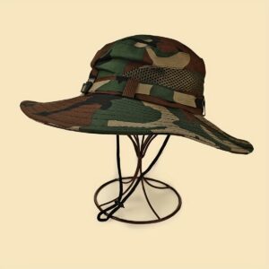 Men's Camouflage Adjustable Outdoor Bucket Hat