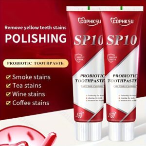 SP10 Probiotic Toothpaste: Brighten Your Smile, Reduce Stains, And Promote Oral Health