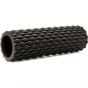 High-Density Foam Roller for Muscle Recovery and Pain Relief - Hard Firmness Manual EVA Foam Roller for Deep Tissue Massage, Inflammation Reduction, and Muscle Exercise