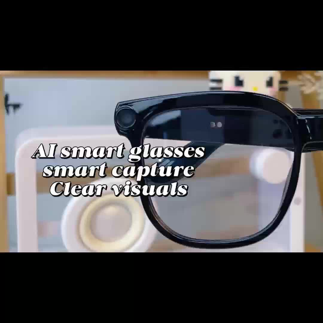 Smart Glasses Equipped with AI for Real-Time Translation And Object Identification, Featuring Open-Ear Audio, a Lightweight Design, And Up to 8 Hours of Battery Life, Perfect for Daily Use, Work, Travel - Image 9