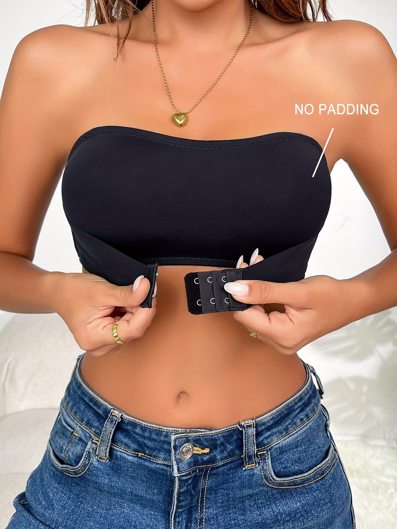 Lightweight And Easy Women'S Strapless Bra Without Underwire - Image 2