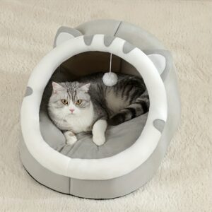 1pc of Cute Cat Bed, Soft Kitten Mat, Comfortable Cat House, Breathable Cat Sleeping Basket, Suitable for Large, Medium, and Small Cats, for Year-round Use