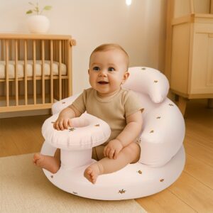 Child Learning Sitting Chair, Inflatable Seat Inflatable Sofa, Baby Learning Sitting and Standing Practice Training Seat, Child Learning Sitting Cushion, Christmas Halloween Gift