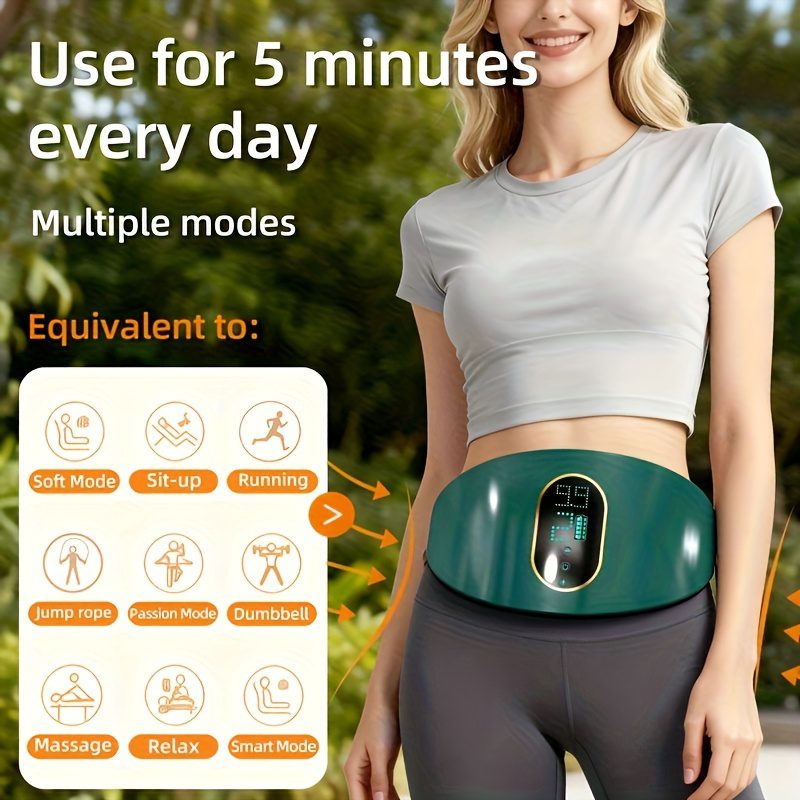 Portable Massage, Loss And Full Body Massager, USB Charging, Intensity Adjustment, Fast Weight Loss 12.7 KG Lazy Weight Loss Machine, Abdominal And Belly, Essential for People with Big Bellies, Elephant Legs, And Beer Bellies