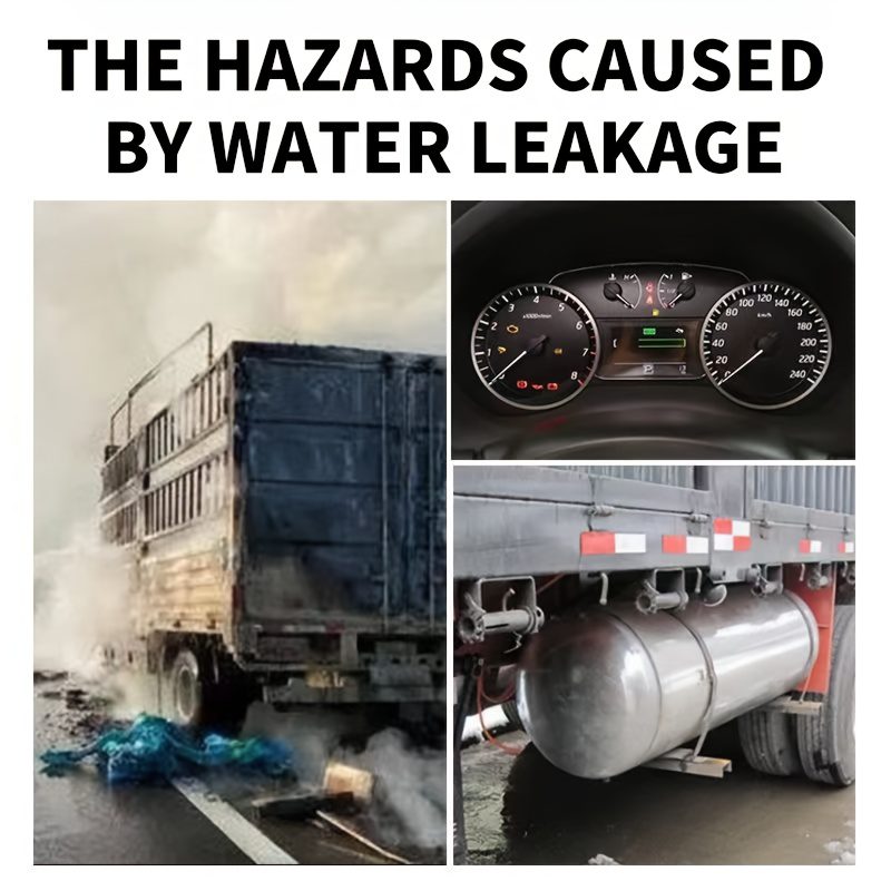 Water Tower Leakage - Special Adhesive for Sealing Leaks, Stainless Steel And Plastic Water Leak Repair Agent, Patching Paste for Grain Storage Bins with Holes. Prevents Small Animals from Stealing Food. Car Radiator Leak Sealant - Image 8