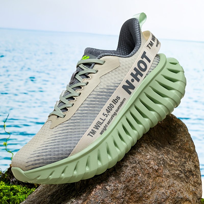 Sneakers, Men's Outdoor Trail Running Shoes, Breathable, Shock Absorption, Lightweight, Soft Sole, Training Mesh, Casual Fashion - Image 5