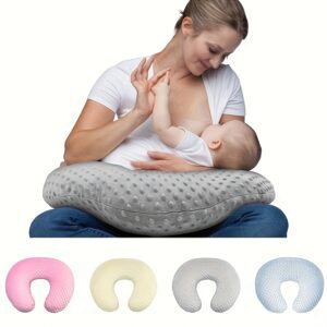 Nursing pillow, pillowcases can be purchased separately - Soft, breastfeeding support pad, suitable for baby feeding and baby care, detachable and washable cover, suitable for male or female infants