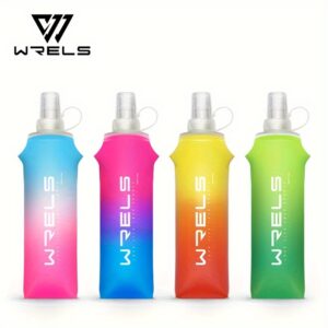 2pcs 250ml 500ml Soft Flask Folding Collapsible TPU Water Bottle for Outdoor Running Hiking Cycling