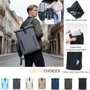 Men's Large Capacity Travel Backpack, Carry-On Backpack, Separate Laptop Compartment, Outdoor Sports Hiking Daypack for Casual Daily Use