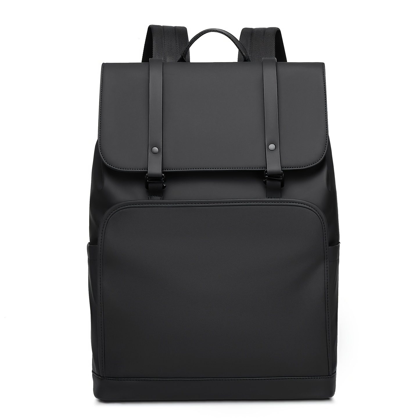New Casual Backpack for Men and Women, Laptop Double Shoulder Bag, Versatile and Stylish, High-Appearance Student School Bag, Black Commuter Backpack