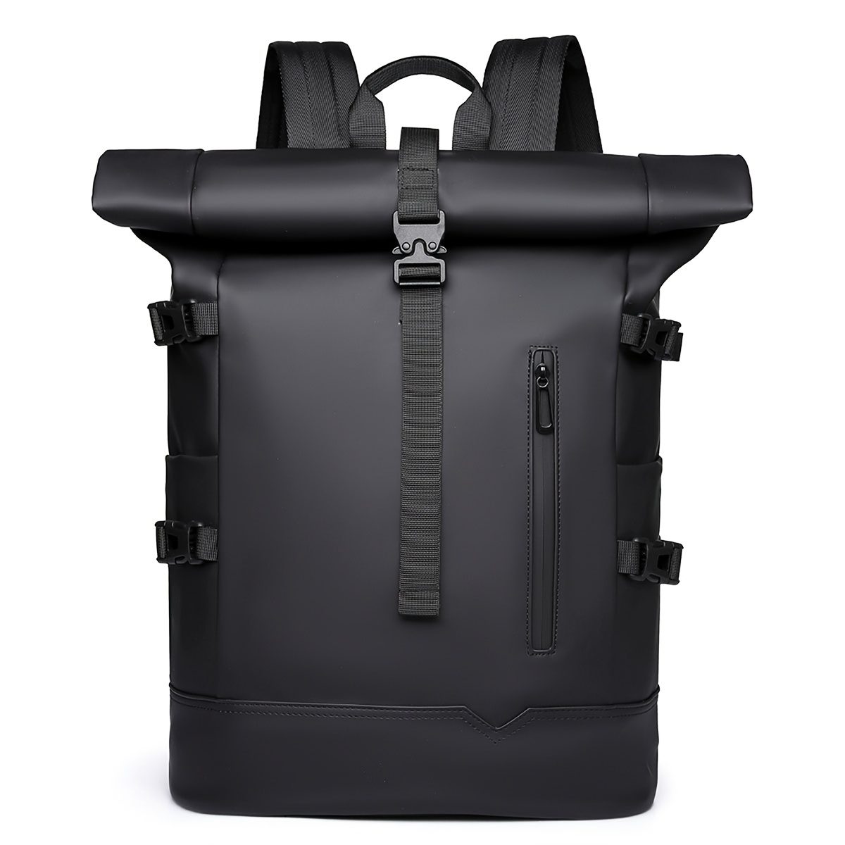 Roll-top Backpack 2025 New Style Women's Backpack, Fashionable and Trendy, Large-capacity Travel Backpack, Commuting Computer Bag for Men - Image 3