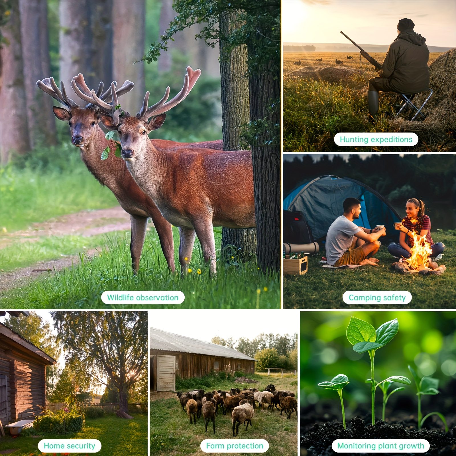Wifi Trail Camera 4K 48MP Built-In 5000Mah Battery Suitable with Ip67 Waterproof 0.2S Trigger Speed for Wildlife, Security, And Surveillance 130-Degree Wide-Angle Lens - Image 7