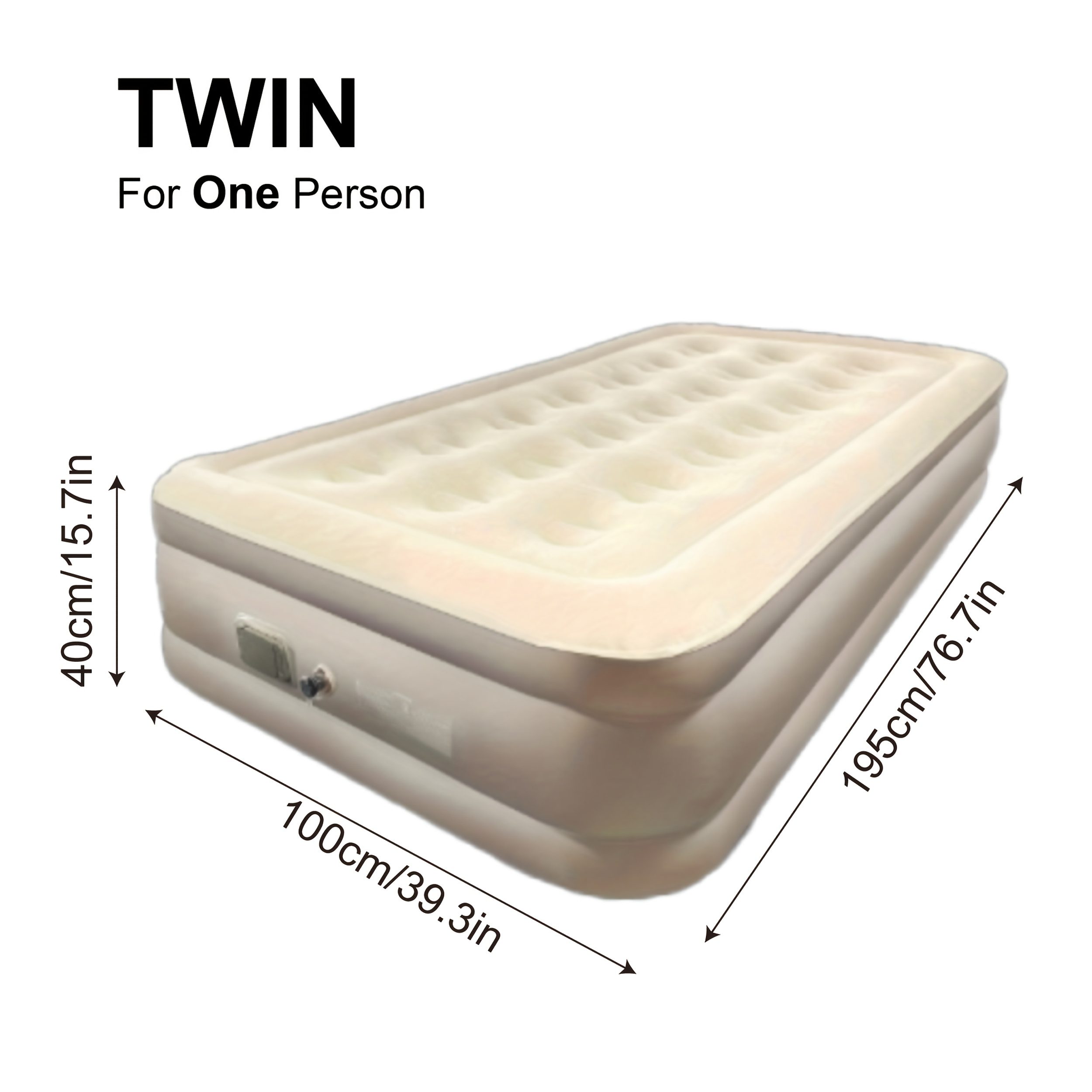 Double Outdoor Self-Inflating Air Mattress with Built-in Automatic Pump, 17-Inch Thickened, Comfortable Flannel Surface, Multi-Functional Inflation Valve, Suitable for RV, Camping, Beach, Indoor Bedroom Use, Includes Repair Kit and Storage Bag - Image 10