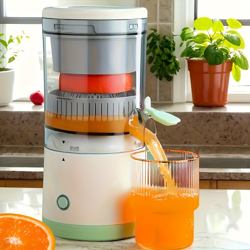One Wireless Electric Juicer, 13.53 Ounces - Rechargeable Via USB, Featuring a Lithium Battery, Easy Push-Button Operation, Removable Cup, And Automatic Juice Separation - Ideal for Fresh Juice, a Holiday Present, Made from Food-Grade ABS Material - Image 4