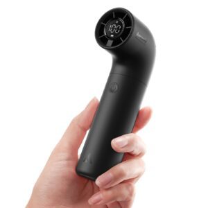 Aecooly Portable Handheld Powerful Turbo Mini Fan, 5 Adjustable Speeds Pocket USB Rechargeable Cooling Durable Fan-3500mAh, Gifts for Travel, Summer, Women, Men, Outdoor, Office