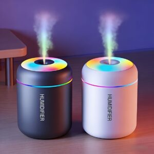 1pc Essential Oil Aromatherapy Mist Diffuser And Humidifier with Color-Changing Night Light, Cold Mist Function, And Plant Health Promotion - Refresh And Purify Your Room with a Soothing Atmosphere, Gift