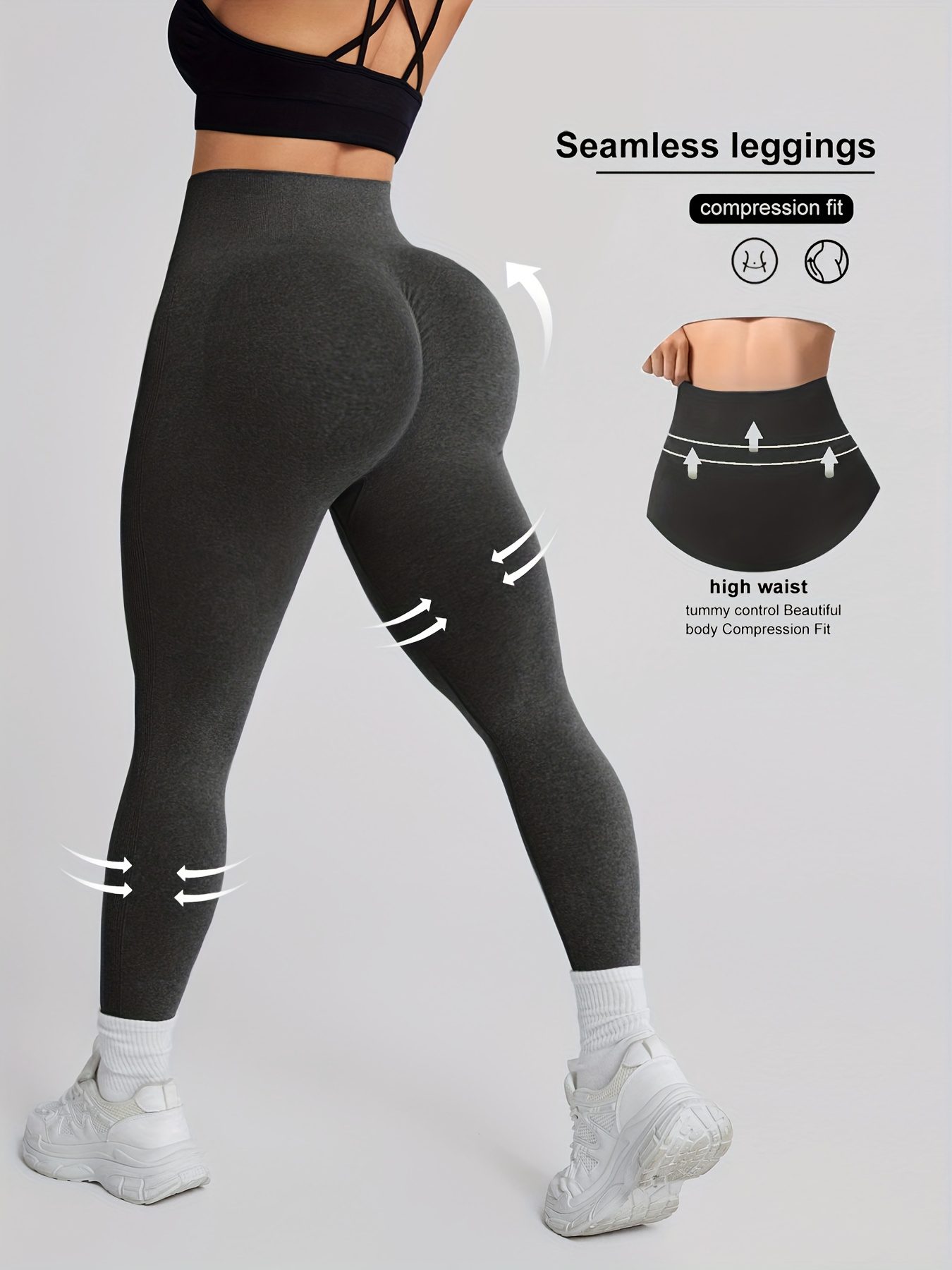 Nylon Women's Trousers, a Fashionable Essential That Is Simple and Versatile, Suitable for Outdoor Sports, Fitness, Yoga, Running, and Training - Image 7