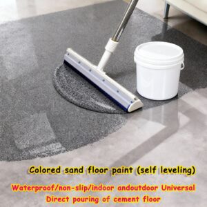 Epoxy Colorful Sand Self-Leveling Floor Paint 0.5kg/1kg, 3 Colors, Suitable for Indoor and Outdoor Use, Easily Creates a Wear-Resistant, Anti-Slip Marble Texture, for Professional Artistic Applications