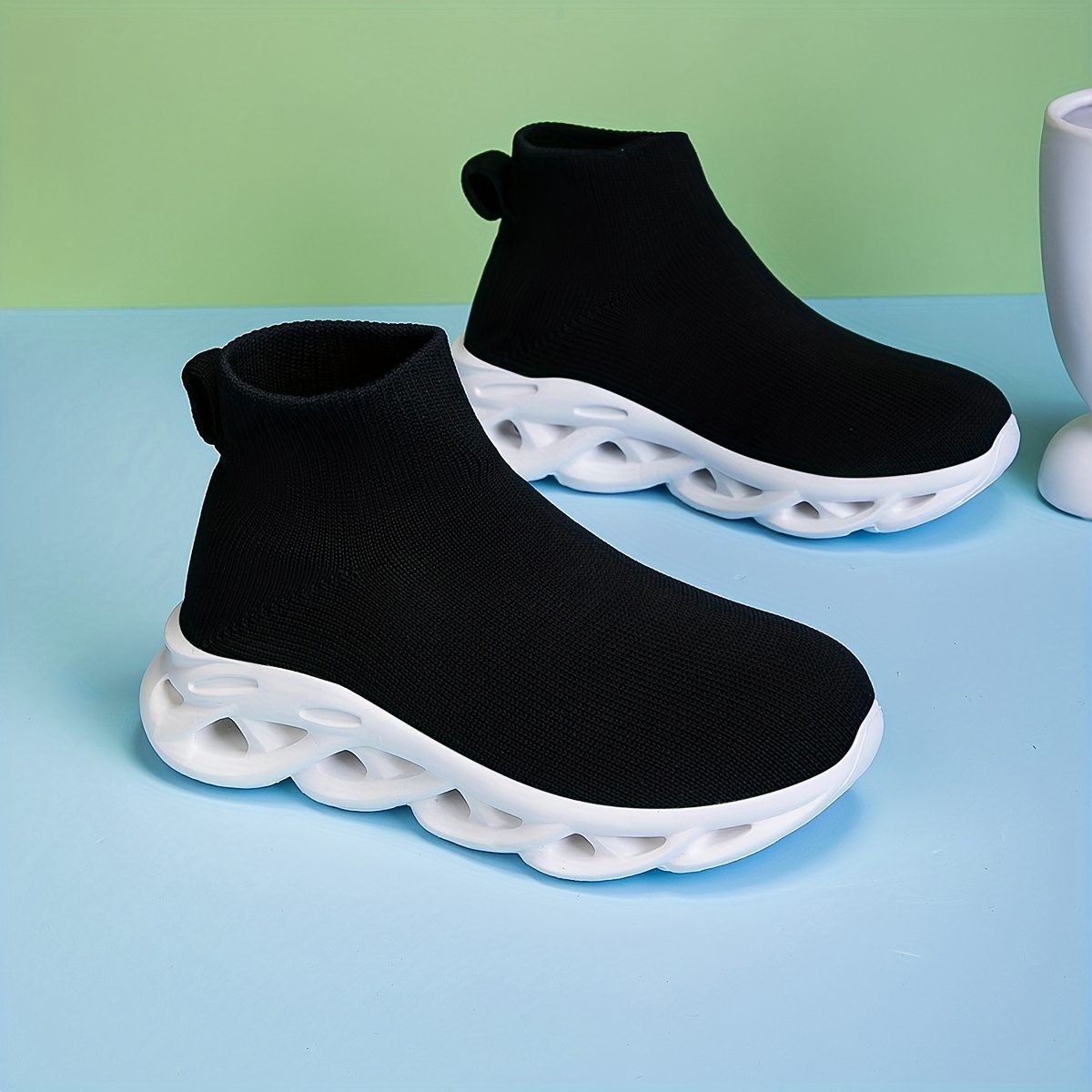 Girls' Casual High-Top Sneakers, Running Shoes - Image 8