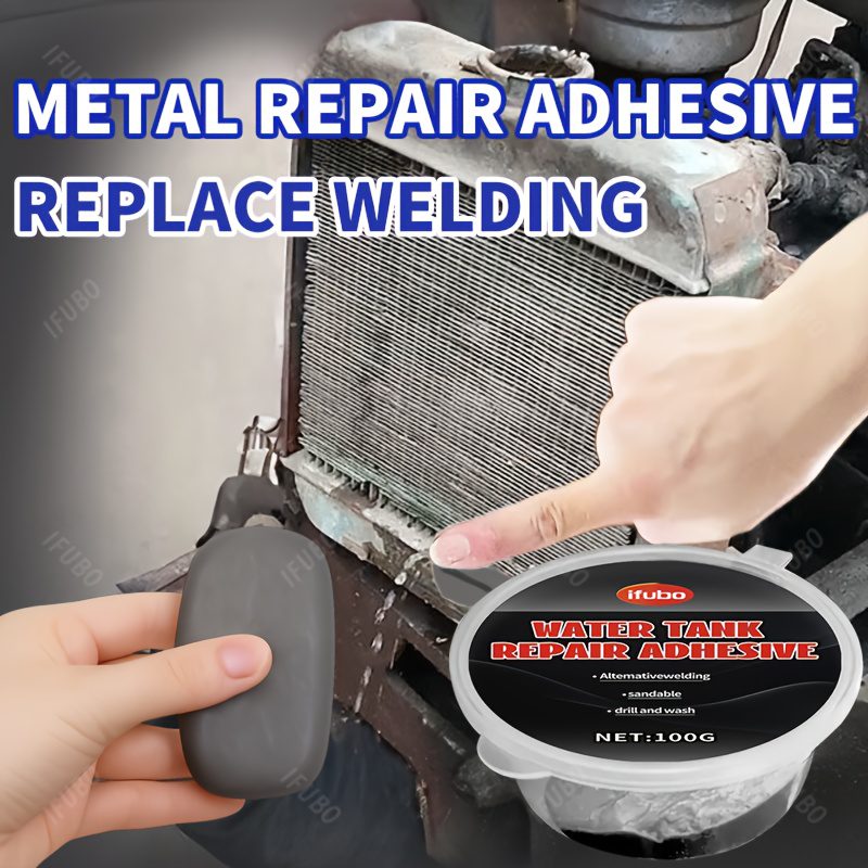 Water Tower Leakage - Special Adhesive for Sealing Leaks, Stainless Steel And Plastic Water Leak Repair Agent, Patching Paste for Grain Storage Bins with Holes. Prevents Small Animals from Stealing Food. Car Radiator Leak Sealant - Image 4