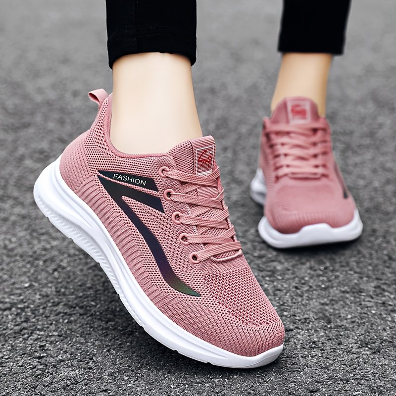 Women'S Shoes Autumn New Foreign Trade Women'S Shoes Casual Large Size Mother Shoes Fly Woven Socks Shoes Soft Bottom Sports Shoes Women, Women Shoes, Sneakers - Image 6