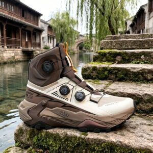 [Sneakers] Men'S Outdoor Shoes Boots Anti-Slip Shock Absorption Mid-High Cut Casual Shoes Comfortable Trail Running Shoes Fashion Sports Running Shoes Men Shoes
