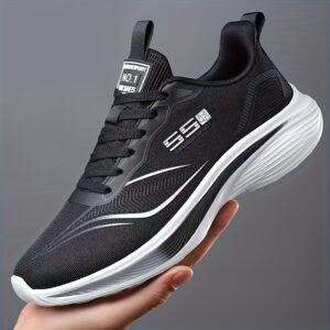 Men'S Breathable Mesh Casual Sneakers | Spring Summer, Soft Anti-Skid Shock Absorption Sole, Ideal for Running And Outdoor Activities, Plus Size, Available in Three Colors