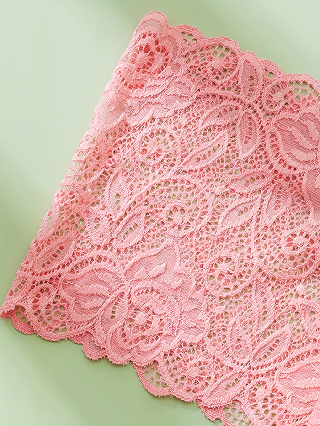 5pcs of Randomly Colored Women'S Low-Rise Lace Panties, Comfortable And Romantic, Perfect for Holiday Parties And Triangle Cut. - Image 6