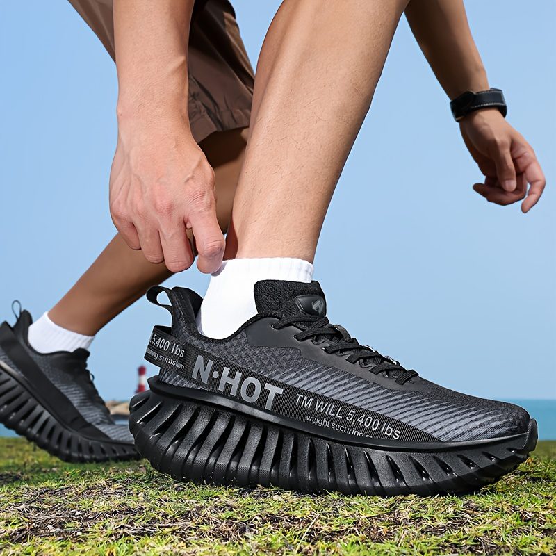 Sneakers, Men's Outdoor Trail Running Shoes, Breathable, Shock Absorption, Lightweight, Soft Sole, Training Mesh, Casual Fashion - Image 9