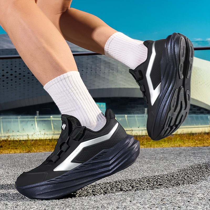 Men'S Casual Sports Shoes | High-Quality Couple'S Road Running and Outdoor Trail Running Shoes, Non-Slip, Wear-Resistant, Suitable for Indoor and Outdoor Use, Fashionable Fitness Shoes, Large Size, Athletic Training Shoes, Solid Color - Image 5