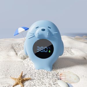 Electronic Thermometer for Baby Baths - Quick Water Temperature Gauge Featuring an LCD Display, Reliable And Precise for Use in Infant Tubs, Swimming Pools, And Milk