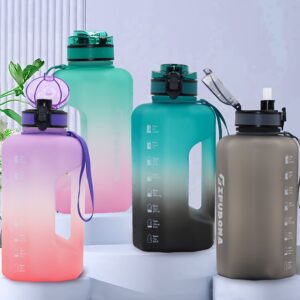 GIFUBOWA Big Water Bottle 2.2 Liters with Handle Large Capacity Water Jug for Gym Fitness