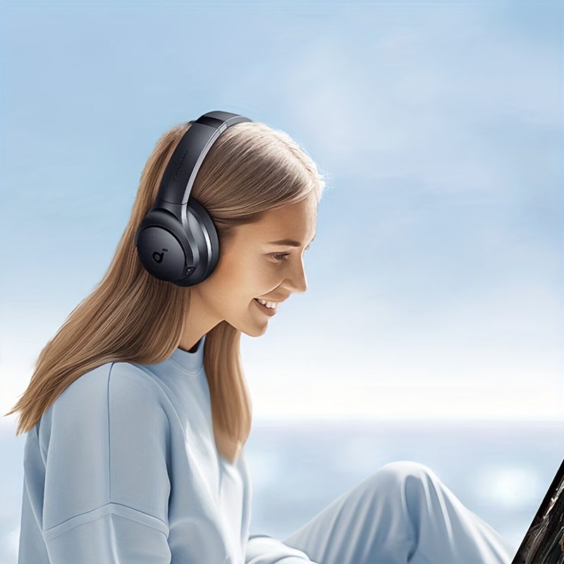 Soundcore by Anker Q20i over-ear headphones, active noise cancellation wireless earphones, HIFI high-quality sports headphones, for running, office, exercise, study, universal mobile phone headphones. - Image 10