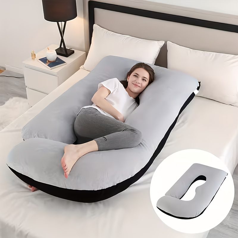 New U-shaped Ergonomic Body Pillow for Fatigue Relief and Posture Support - Image 4