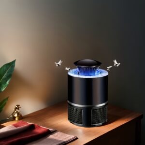 1pc Automatic Silent Mosquito Repellent Lamp with Bug Killer - Plug-in Indoor/ Pest Device for Bedroom,, - for & Pets, Summer Essential (Low Voltage)